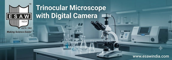 Trinocular Microscope with Digital Camera Esaw