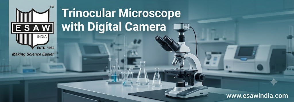 Trinocular Microscope with Digital Camera Esaw