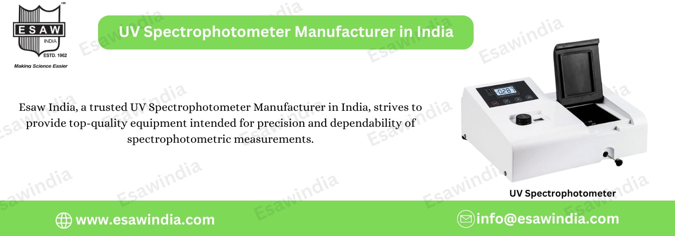 UV Spectrophotometer Manufacturer in India - Esaw India