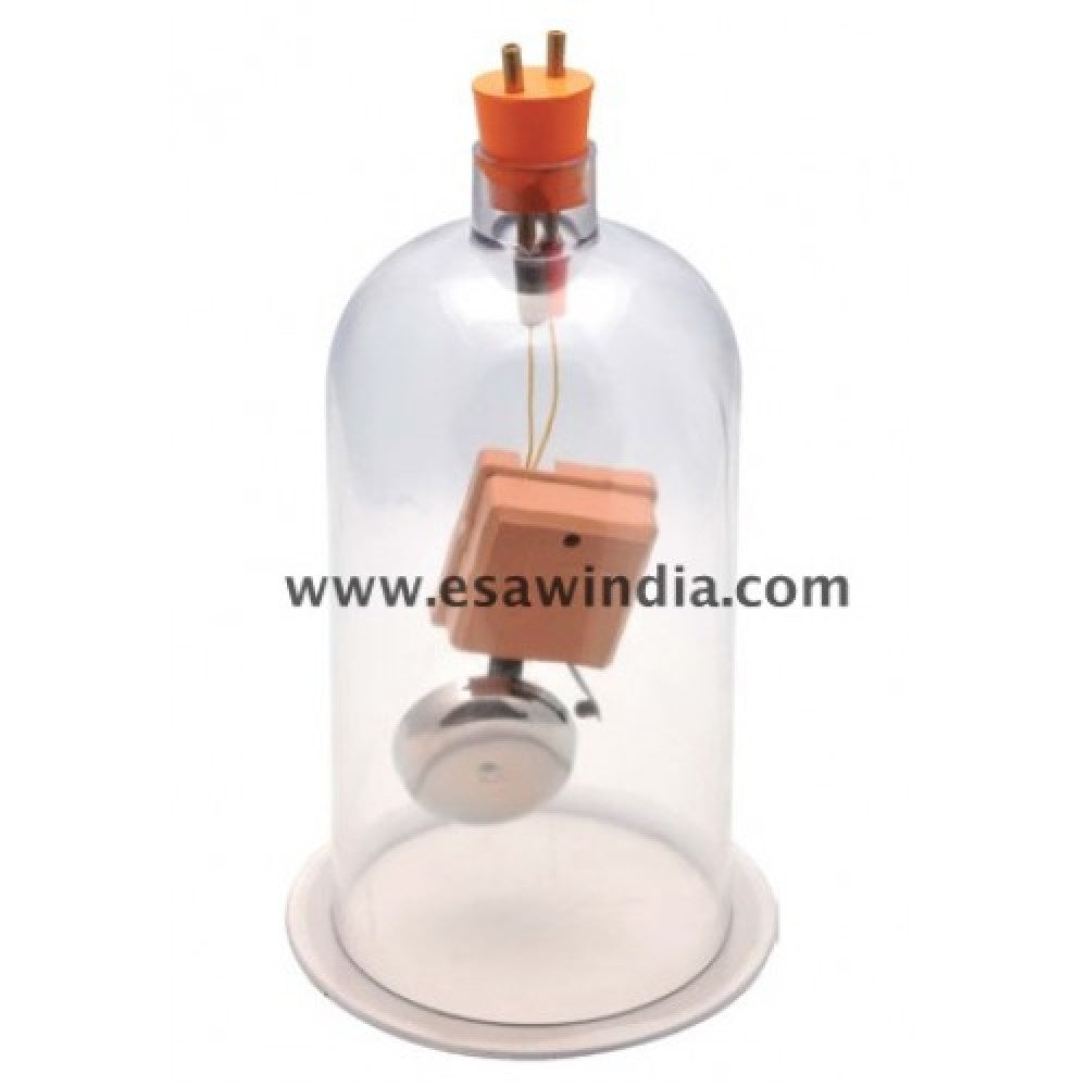 🖼 Image ALT Tags:

"Bell in Vacuum Apparatus for Physics Demonstration"

"ESAW Sound Experiment Apparatus for Science Labs"

"Glass Bell Jar with Electric Bell – Vacuum Physics Kit"