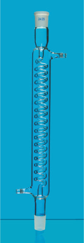 Image ALT Tags:

Graham Coil Condenser for Chemistry Lab

Laboratory Condenser with Coil for Science Practical

Distillation Condenser with Jacket – ESAW India

Educational Glass Coil Condenser for Students