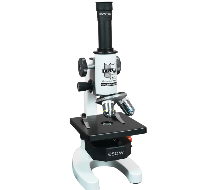 Simple Student Microscope Shop Student Microscope for School Labs – ESAW India Educational Series