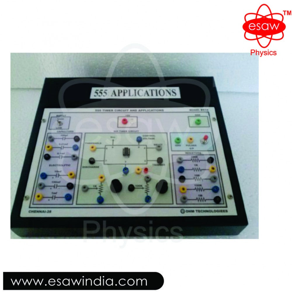 Buy ESAW Applications of IC 555 Trainer – Affordable Educational Lab Equipment India