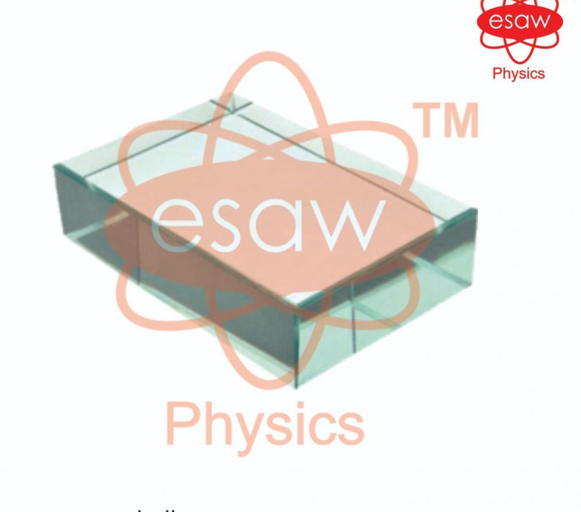Image ALT Tags:

"Rectangular Glass Block for Optics Experiments"

"Block Glass for Light Refraction Demo in Science Labs"

"ESAW Optical Block Glass for School Physics Labs"