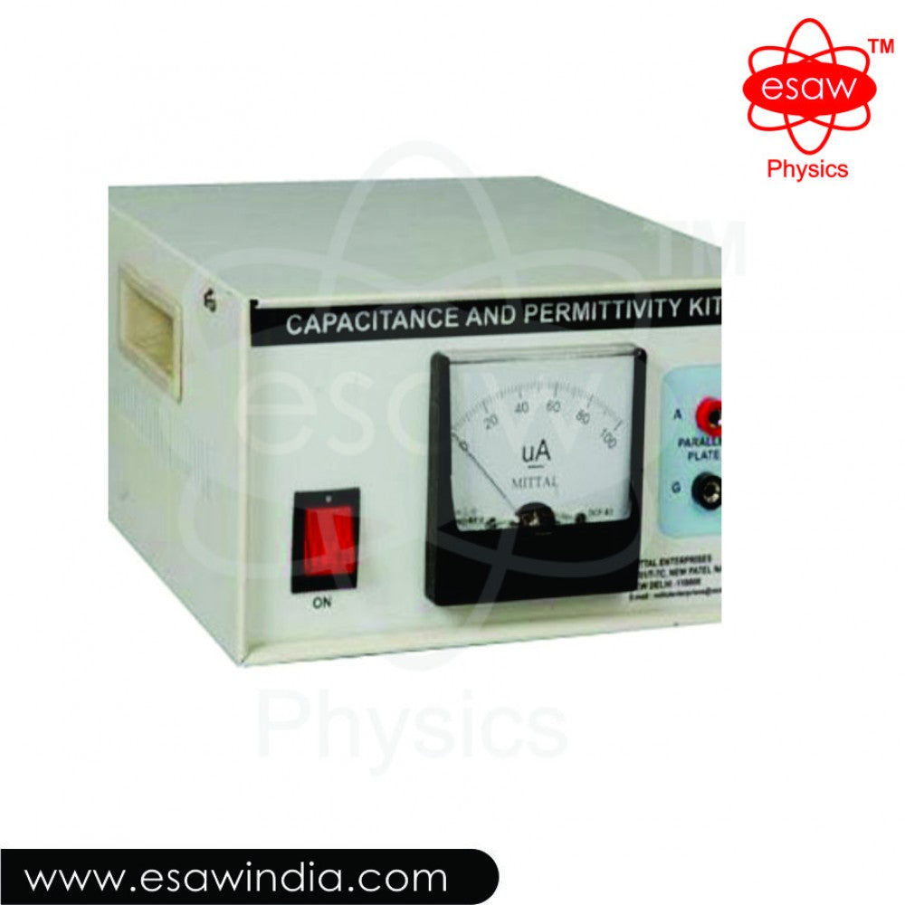 Buy ESAW Capacitance and Permittivity Kit – Educational Physics Lab Equipment India