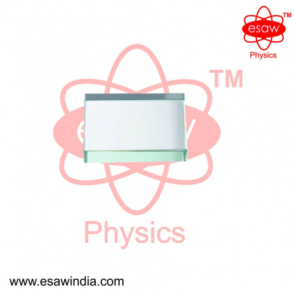 Image ALT Tags:

Rectangular Glass Block for Optics Lab

Deluxe Glass Optics Block for Light Refraction Experiment

ESAW Glass Block for Science Classroom

Physics Lab Glassware – Refraction Block for Students