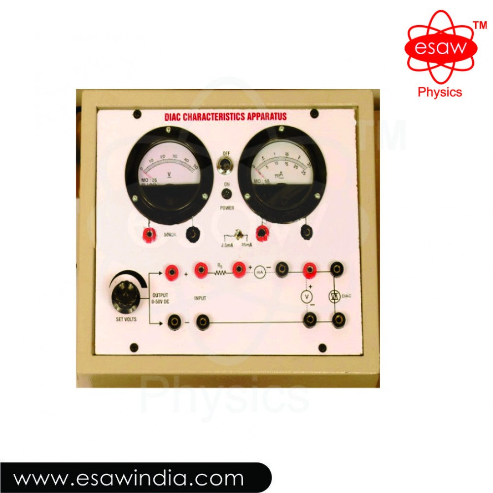 Buy ESAW Diac Characteristic Apparatus (EEC-11358) – Export Quality Physics Lab Equipment