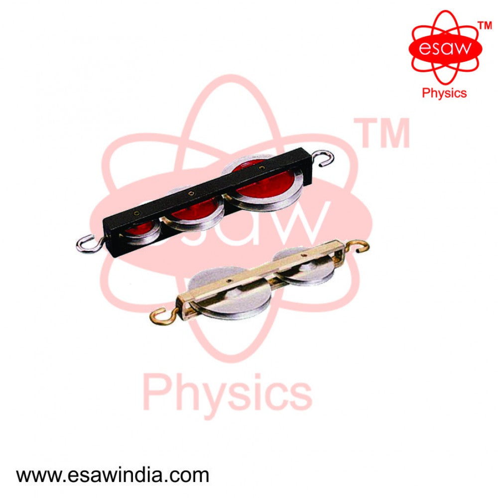 🖼️ Image ALT Tags:

"Inframe Metal Pulley System for Physics Labs"

"Buy ESAW Inframe Pulley Apparatus India Export"

"Lab Pulley Demonstrator for Schools and Colleges"

"Affordable Metal Pulley System for Physics Education"