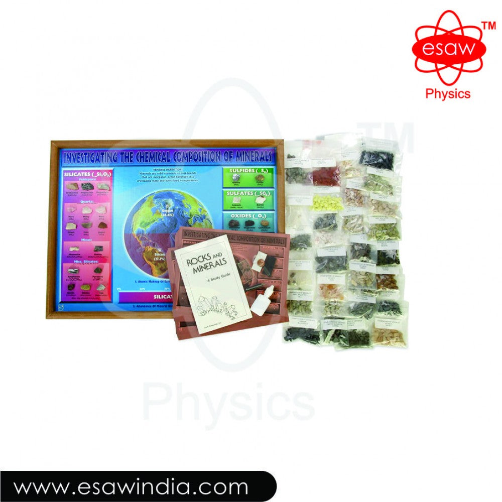 🖼 Image ALT Tags:

"Mineral Composition Testing Kit for Students"

"ESAW Chemistry Lab Kit for Mineral Identification"

"Investigating Chemical Properties of Rocks and Minerals"

"Affordable Mineral Analysis Kit for Science Labs"