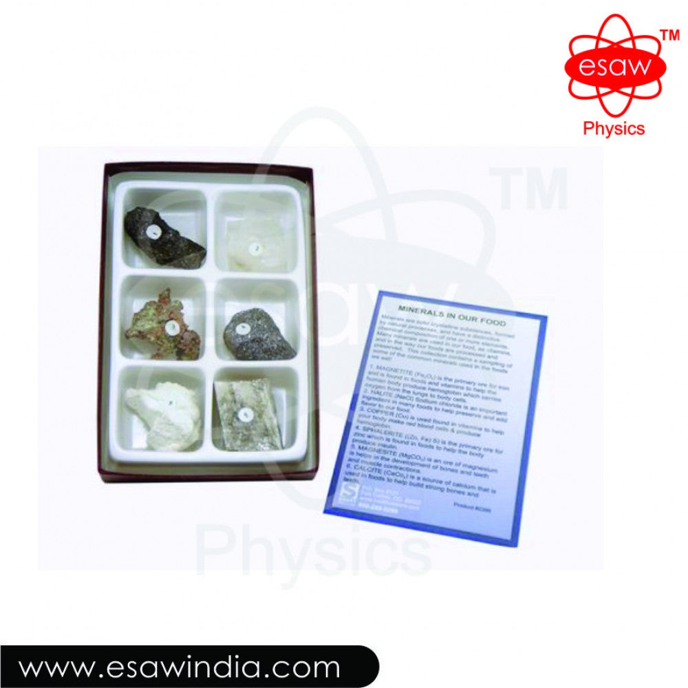 🖼 Image ALT Tags:

"Minerals in Our Food Lab Kit for Students"

"Nutrition and Food Science Kit for Chemistry Labs"

"Educational Mineral Collection for Schools and Colleges"

"Affordable Food Mineral Kit for Lab Use"