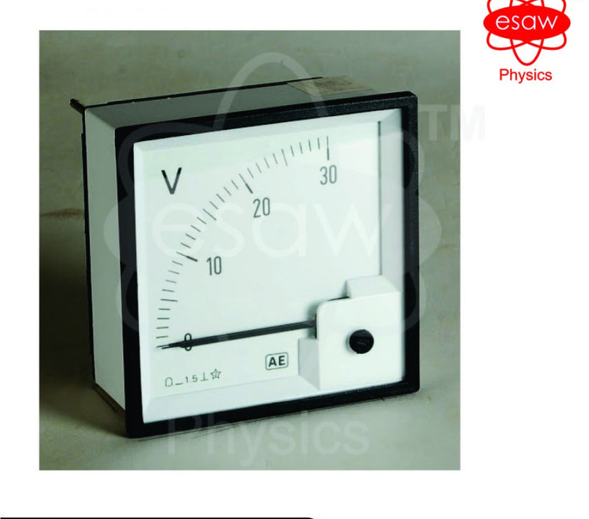 Relevant Image ALT Tags:

"Moving Coil A.C. Voltmeter for Physics and Engineering Labs"

"ESAW Analog Voltmeter for Educational and Industrial Use"

"AC Voltmeter for Schools and Research Labs"