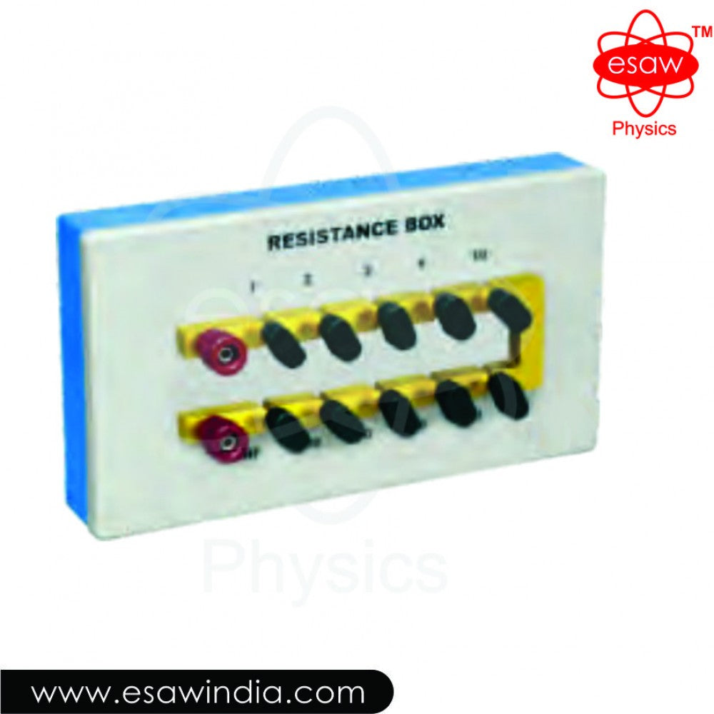 Buy ESAW Resistance Box Plug Type – EEC-10367 | Educational Lab Equipment India