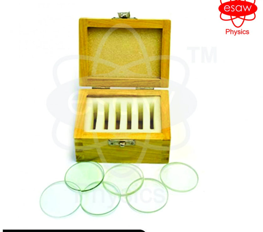 ESAW Set Of Six Lenses In Wooden Box (LO-240) Each  50 mm