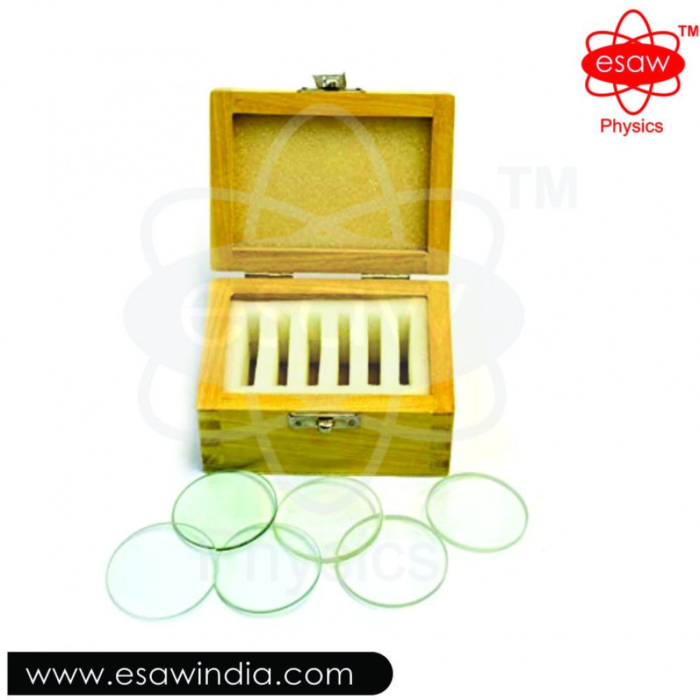 ESAW Set Of Six Lenses In Wooden Box (LO-240) Each  50 mm