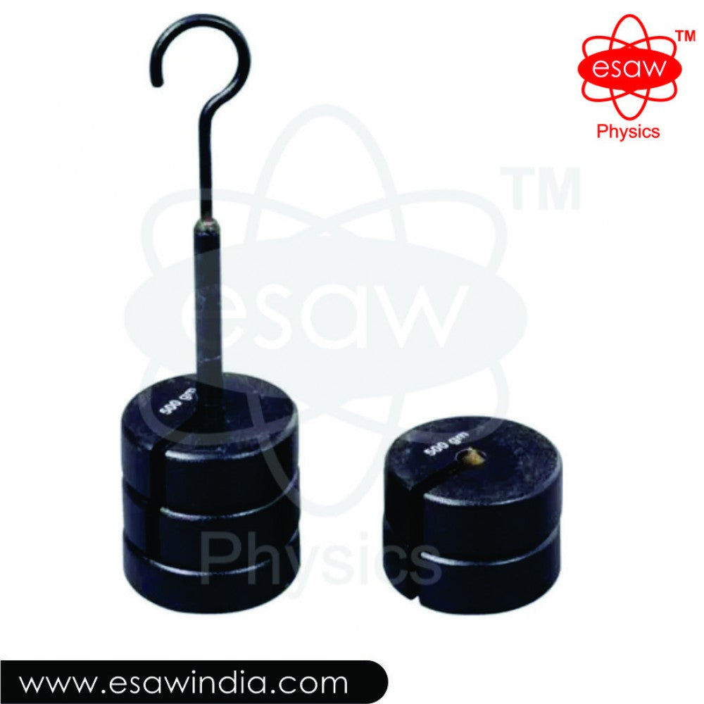 🖼️ ALT Tags (SEO-optimized for images)

"ESAW Slotted Weight 500g Powder Coated for Physics Lab"

"Educational Slotted Weights for Students in Schools and Colleges"

"Accurate Laboratory Slotted Weights for Engineering and Science Experiments"