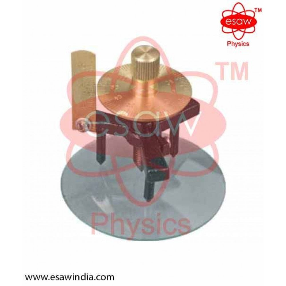 Buy ESAW Spherometer Disc Type – Precision Steel Tool for Labs & Classrooms