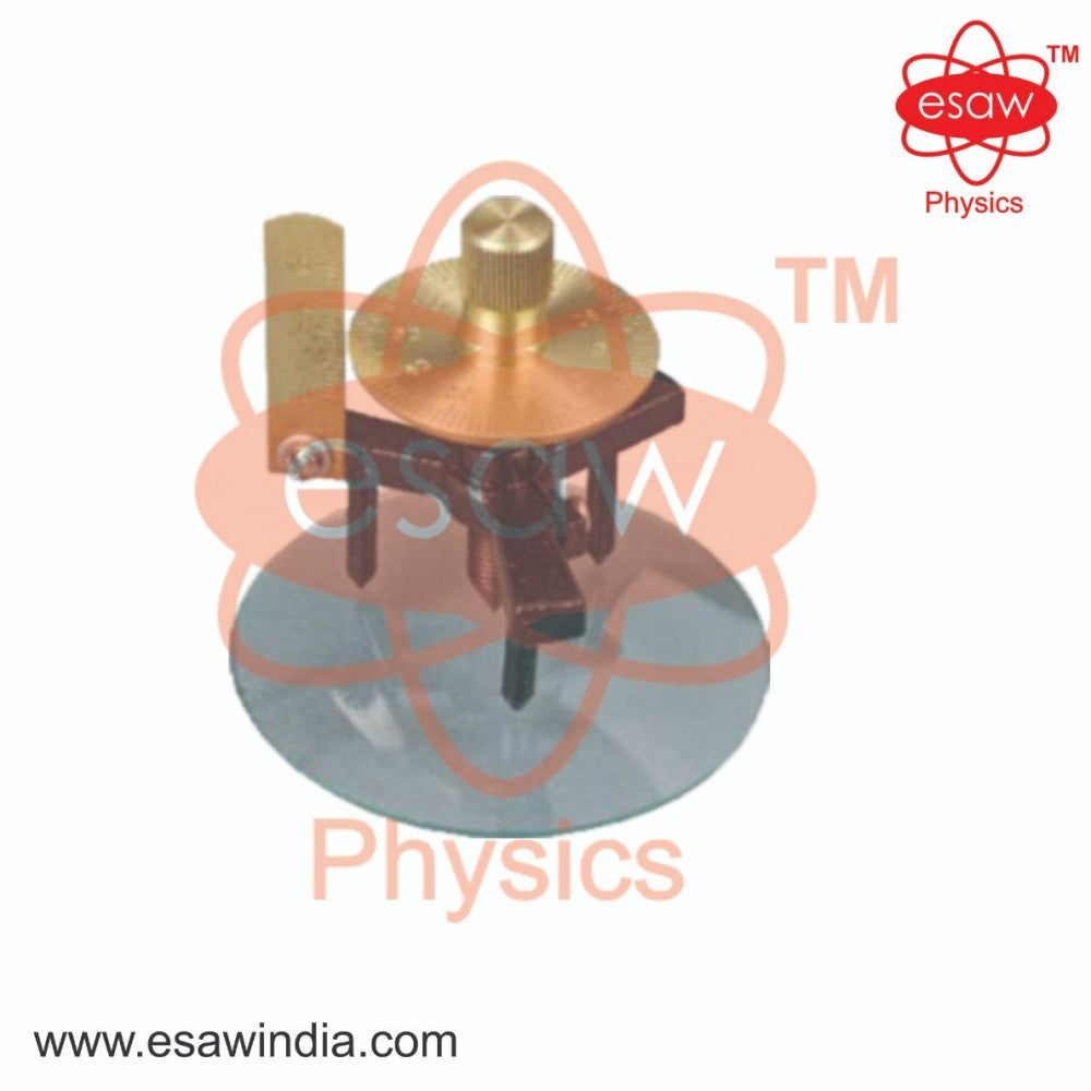 Image ALT Tags:

"ESAW Spherometer for Radius of Curvature Measurement"

"Physics Lab Spherometer for Students and Research"

"Precision Spherometer for Optical Surface Analysis"