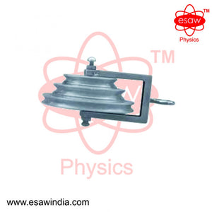 🖼️ Image ALT Tags:

"Triple Differential Pulley for Physics Lab Use"

"Mechanical Wheel and Axle System for School Experiments"

"Buy ESAW Triple Pulley Apparatus India Export"

"Educational Lab Equipment for Force and Motion Demonstration"