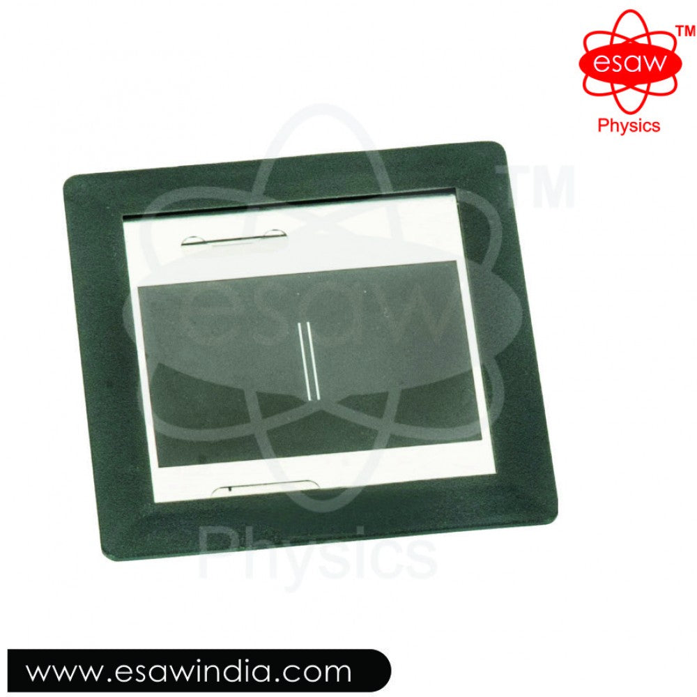 Image ALT Tags:

"Young’s Double Slit for Physics Lab Experiment"

"Optical Slit for Wave Interference Demonstration"

"Physics Interference Experiment Tool – ESAW LO-1040"