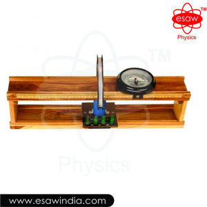 Image ALT Tags (SEO-Focused):

"Field Along the Axis of the Coil Apparatus for Magnetic Field Demonstration"

"Physics Lab Apparatus Showing Magnetic Field in Coil"

"Export Quality Magnetic Field Demonstration Tool – ESAW India"