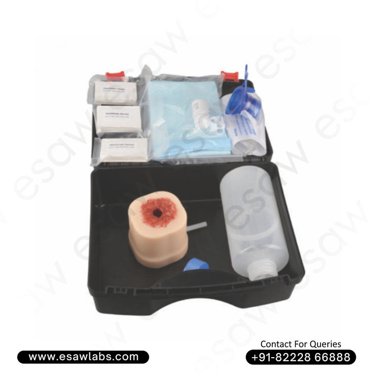 Gunshot Wound Stop Bleeding and Packing Training Kit – Realistic Trauma Hemorrhage Control Simulator
