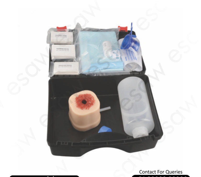 Gunshot Wound Stop Bleeding and Packing Training Kit – Realistic Trauma Hemorrhage Control Simulator