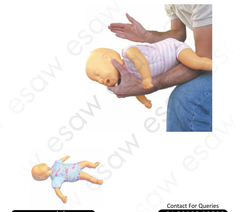 Infant Obstruction and CPR Training Manikin – First Aid &amp; Heimlich Maneuver Simulator | ESAW India