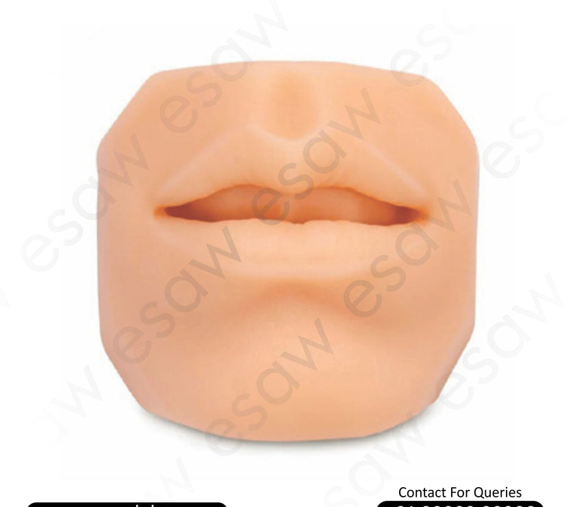 Lip Suture &amp; Piercing Practice Pad – Realistic Silicone Training Model for Clinical &amp; Cosmetic Skills | ESAW India
