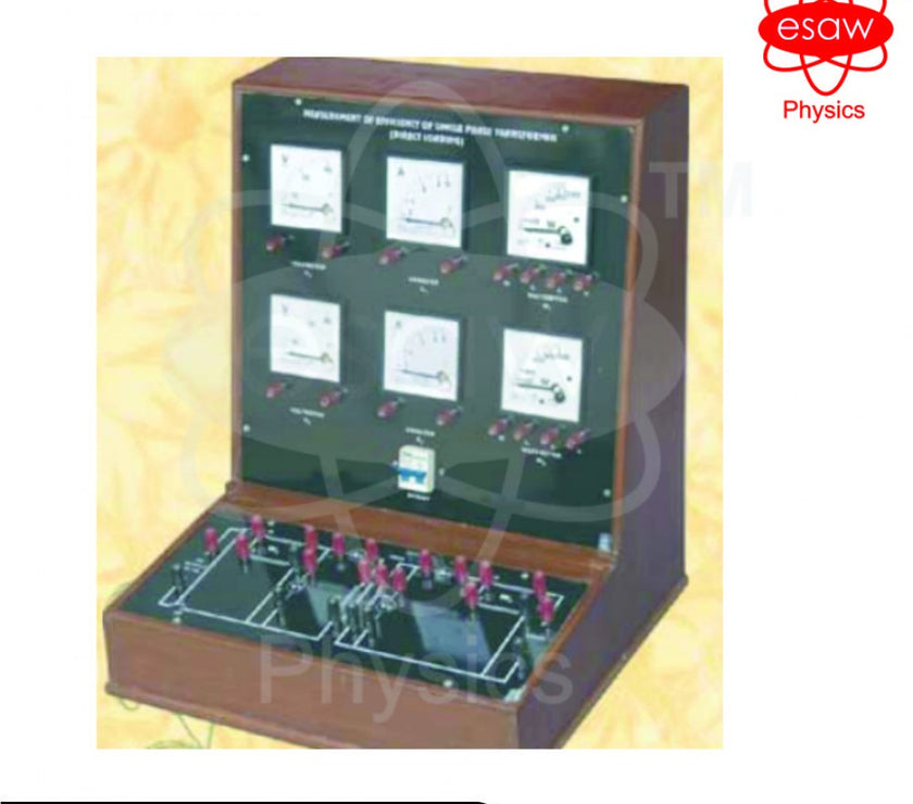 Measurement of Efficiency of Single Phase Transformer (EEC-10649)