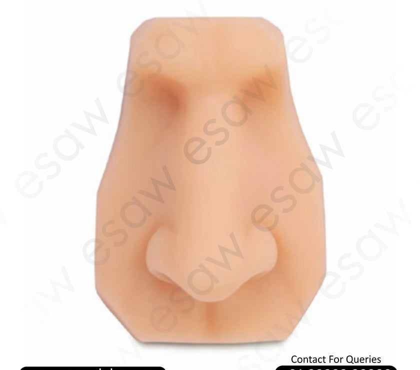 Nose Suture & Piercing Training Pad – Silicone Nasal Skill Model for Suturing &amp; Acupuncture | ESAW India