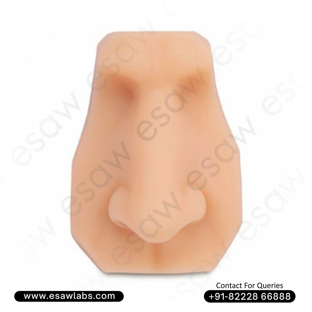 Nose Suture & Piercing Training Pad – Silicone Nasal Skill Model for Suturing &amp; Acupuncture | ESAW India