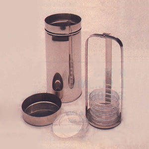 Image ALT Tags:

"Petri Dish Sterilising Box for Laboratory Use"

"Aluminium Sterilizing Container for Microbiology Labs"

"Sterilising Box for Schools, Colleges and Research Labs"

"Lab Equipment – Petri Dish Storage and Sterilisation Box"