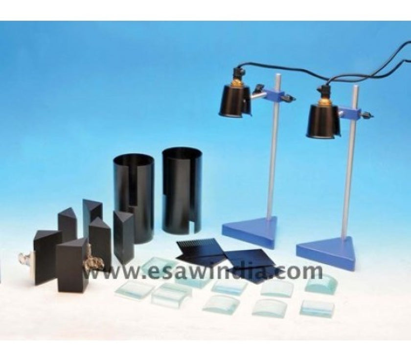 Image ALT Tags:

"Ray Optics Kit for Student Physics Experiments"

"Educational Light and Lens Demonstration Kit"

"Affordable Ray Optics Kit for Science Labs India"

"ESAW Export-Quality Optical Kit for Schools and Colleges"