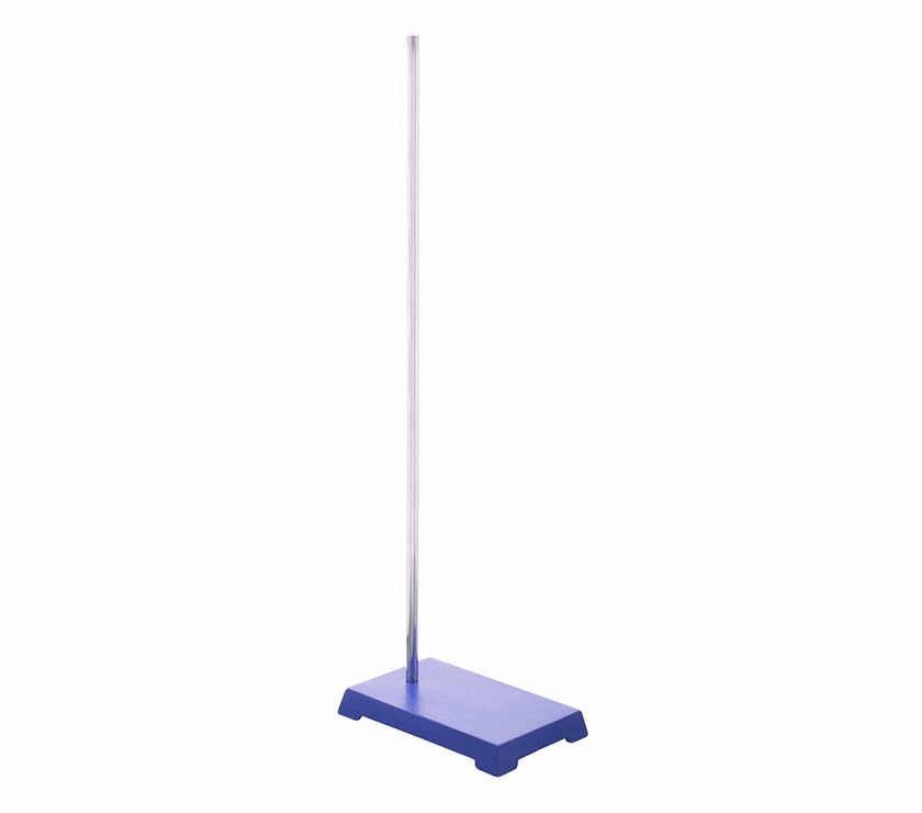 Image ALT Tags:

"Retort Stand with Rectangular Base for Chemistry Lab"

"Laboratory Support Stand for Flask and Clamp Setup"

"ESAW Retort Stand for Schools, Colleges, and R&amp;D Labs"

"Heavy-Duty Retort Base Stand for Scientific Experiments"