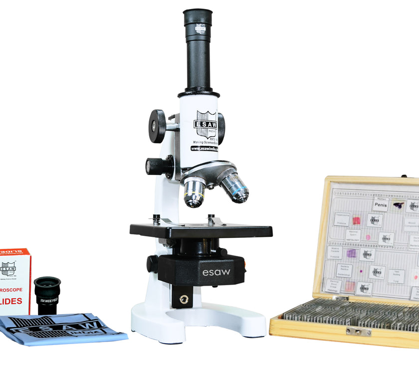 SM-02 Student Microscope for School Labs – ESAW India Educational Series