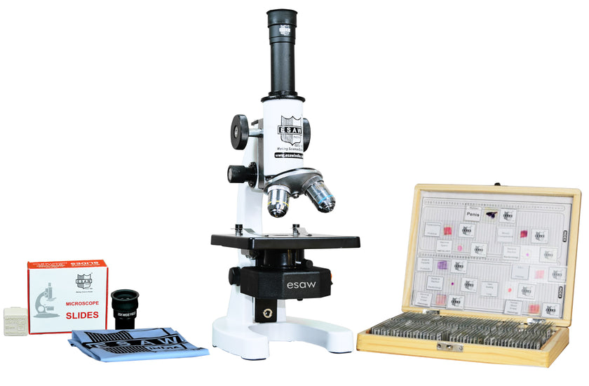 SM-02 Student Microscope for School Labs – ESAW India Educational Series