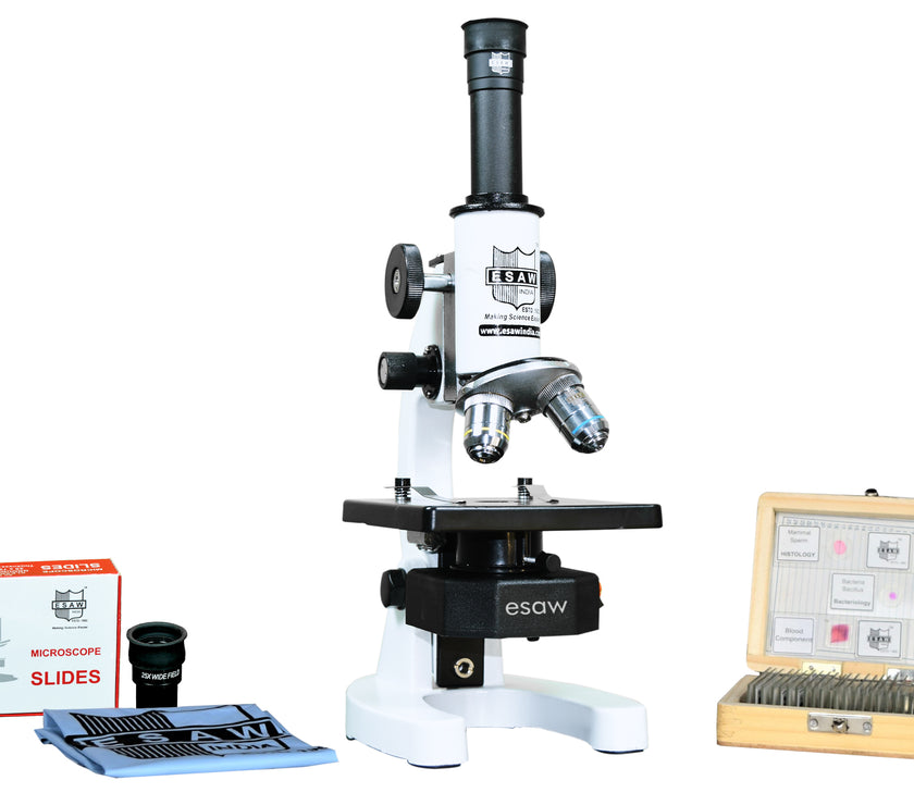 SM-02 Student Microscope for School Labs – ESAW India Educational Series