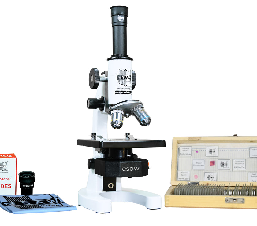 SM-02 Student Microscope for School Labs – ESAW India Educational Series