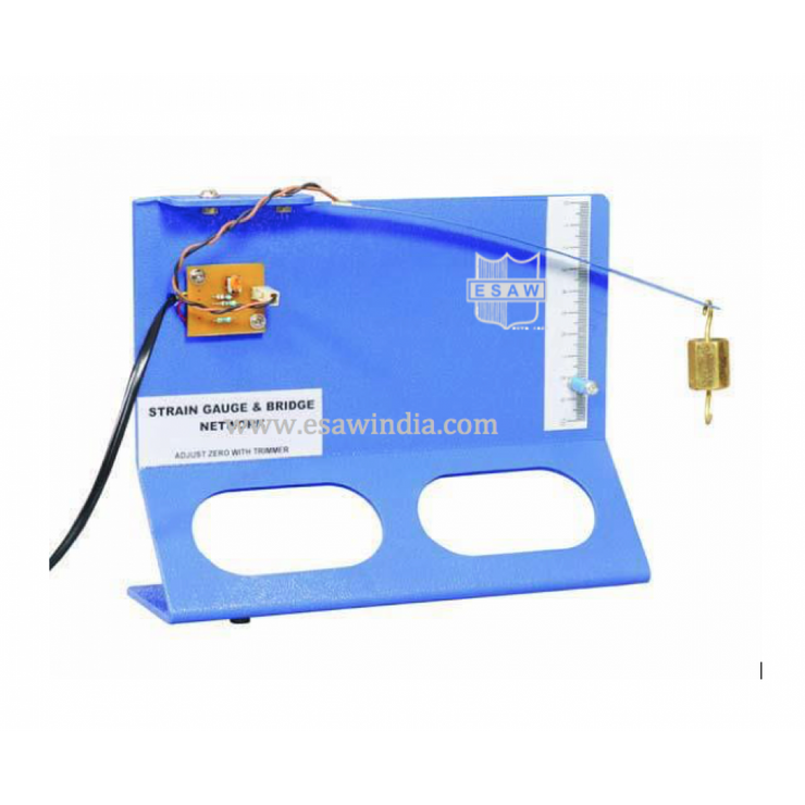 🖼️ Image ALT Tags:

"Strain Gauge Apparatus for Engineering Colleges"

"ESAW Electrical Resistance Strain Measurement Kit"

"Physics Lab Strain Gauge Setup for Stress Analysis"

"Strain Gauge for Mechanics Lab Experiments"