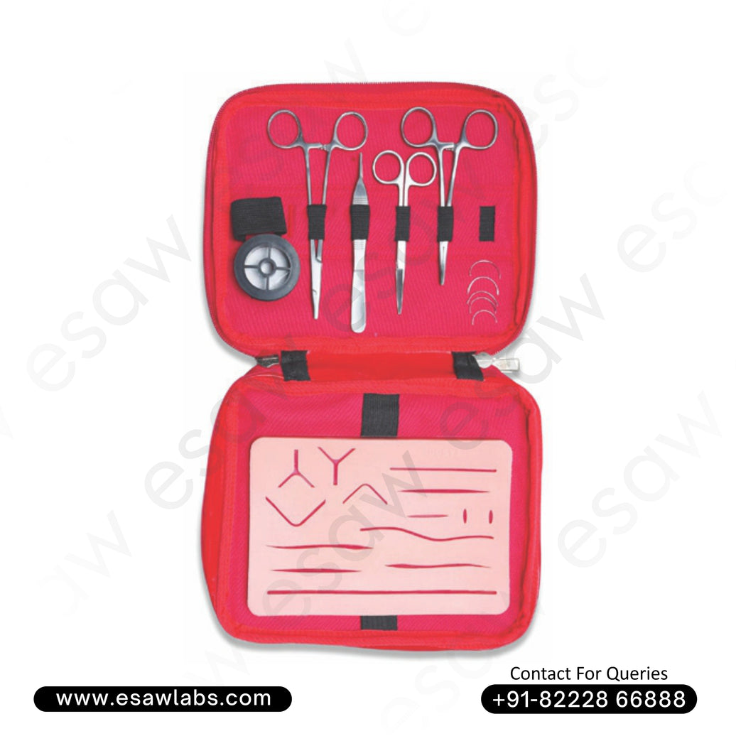 Suture Practice Kit with Tools – Complete Surgical Training Set for Medical &amp; Nursing Students | ESAW India