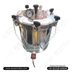 Image ALT Tags:

"Cooker Type Autoclave with Timer for School Science Labs"

"Aluminium Autoclave for Medical and Nursing College Use"

"Powder Coated Autoclave for Educational Chemistry Labs"