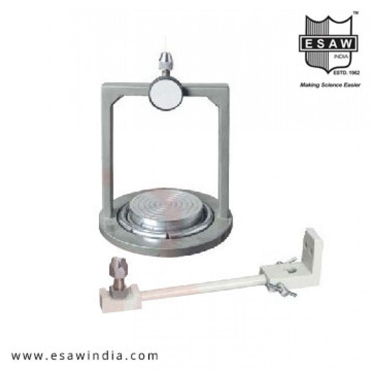 🖼️ Image ALT Tags:

"Bridge-Type Torsion Pendulum for Physics Lab"

"Torsion Pendulum Small Size for Schools and Colleges"

"Affordable Torsion Pendulum Apparatus India"

"Export Quality Lab Equipment – Torsion Pendulum ESAW"