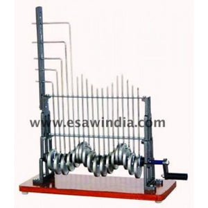 Image ALT Tag Suggestions:
"Wave Motion Apparatus for Physics Lab Demonstration"
"24 Pulley Wave Experiment Equipment for Classrooms"
"Affordable Wave Motion Apparatus for Schools and Colleges"
"Export Quality Educational Physics Equipment from India"