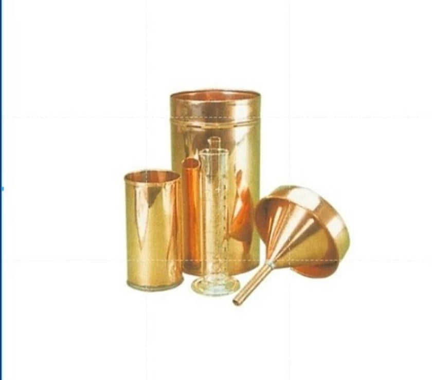 Buy Copper Daily Rain Gauge – 127mm Rim Weather Instrument ESAW India