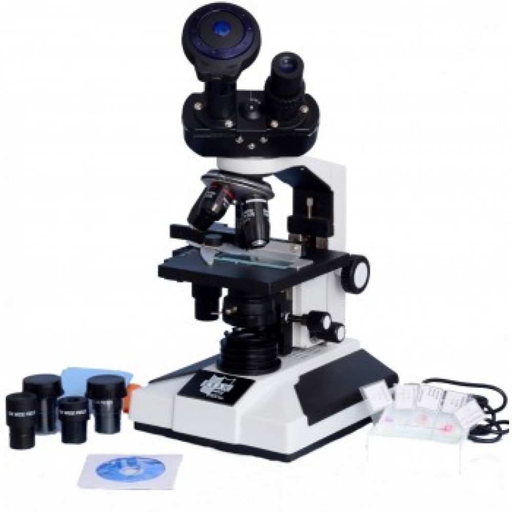Digital Binocular Microscope with 5.0MP Camera