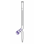 Burette Fitted with Boroflo GP, Screw Thread Stopcock with PTFE Keys, Accurate Measuring, With Certificate (Class 'A')