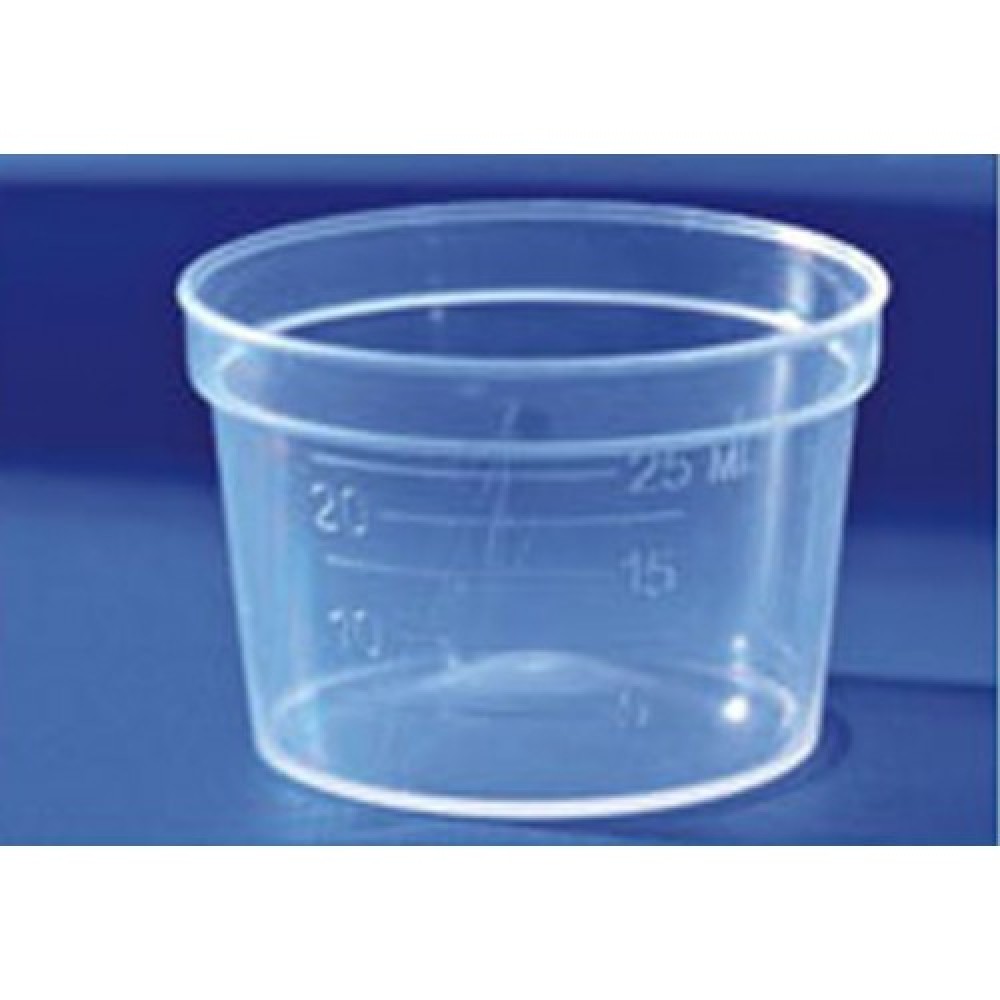 Polypropylene Medicine Cup 25ml. (Pack of 200 Pcs.)