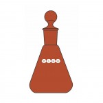 Amber Colour Conical Flask