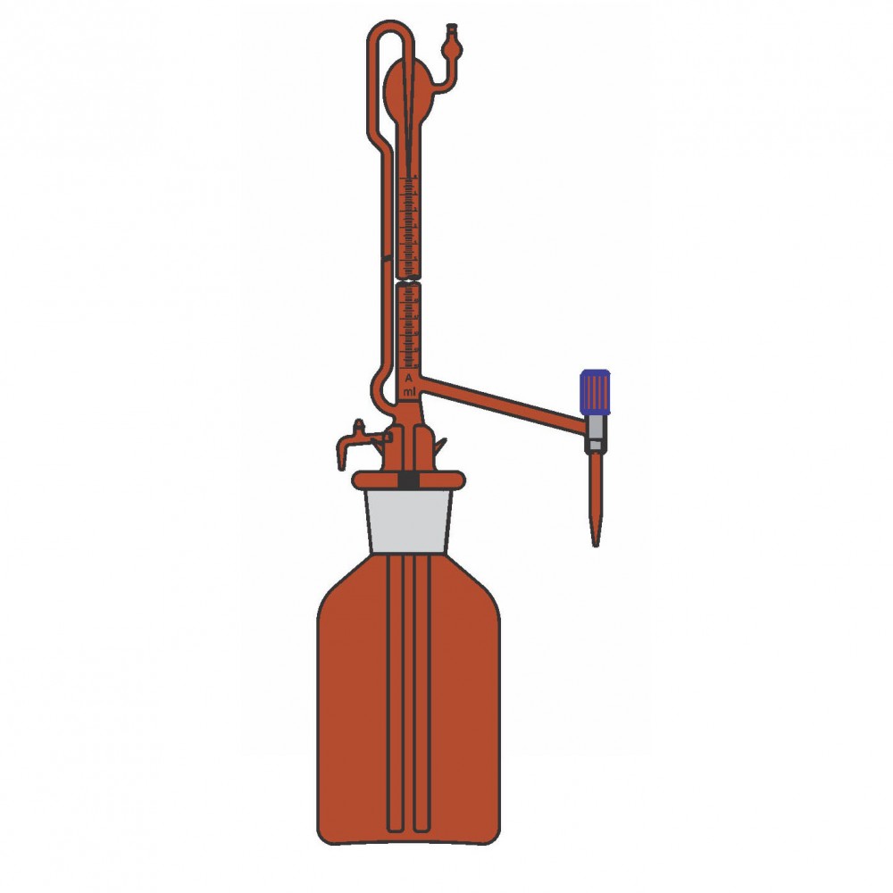 Class 'A' Amber Burette with Automatic Zero (9500.7106)