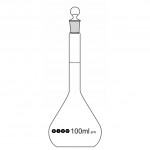 Class 'B' Volumetric Flask with Interchangeable Glass & PP Stopper (9500.1256)